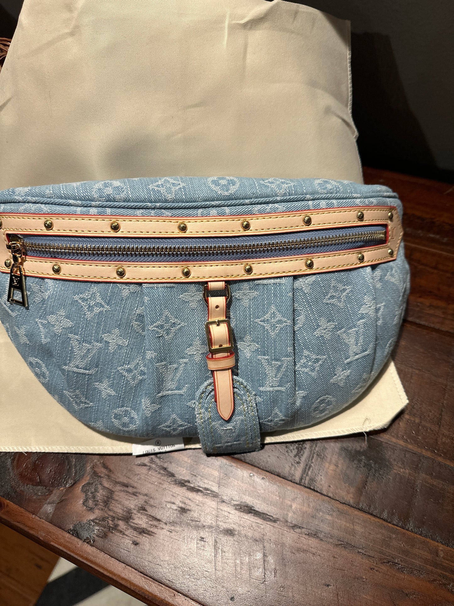 Light Blue Denim Bum