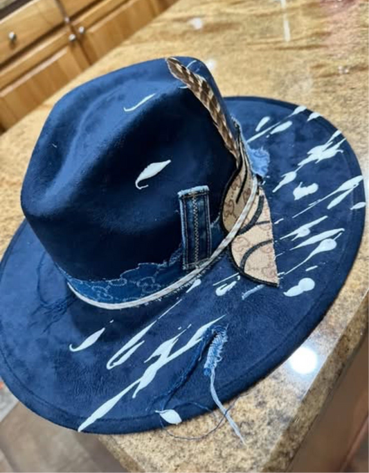 Navy Teddy Brim