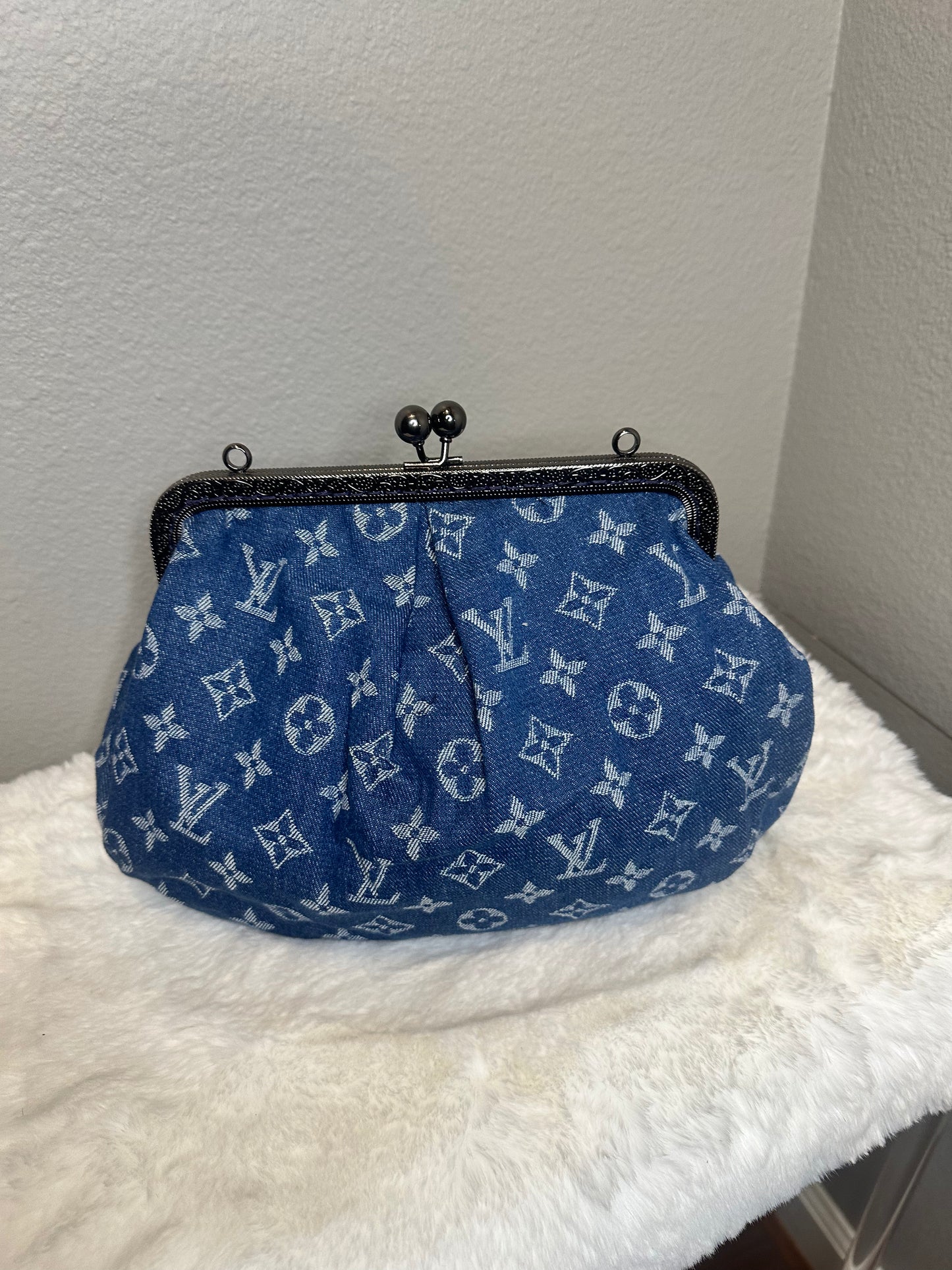 The Pouf Clutch w/ chain strap