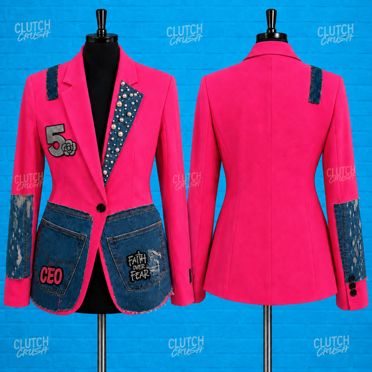 Pink Pearls Blazer