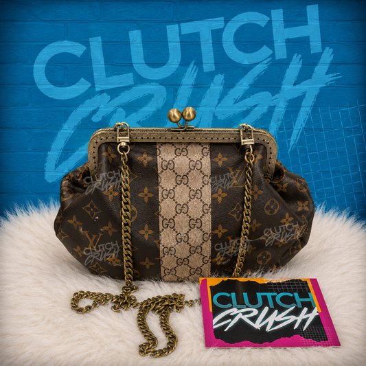 The Pouf Clutch w/ chain strap