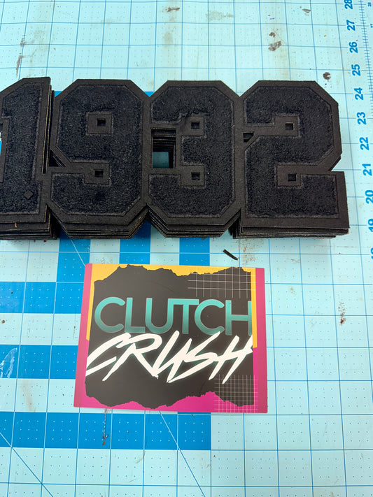 1932 Black Chenille Patch