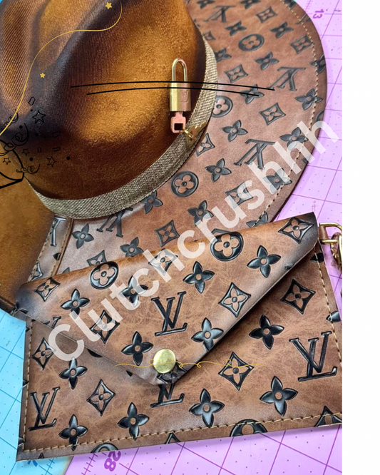 15 Sept shipping )Brim & Wristlet Combo